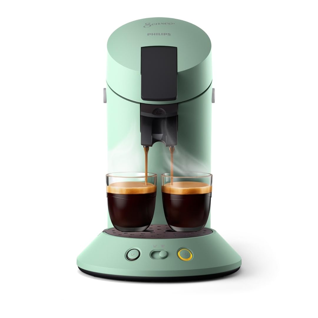 Philips Senseo Original Plus CSA210/80 - Machine à café à dosettes, Vert désert