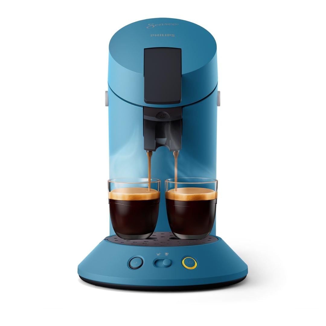 Philips Senseo Original Plus CSA210/00 - Machine à café à dosettes, Bleu paon