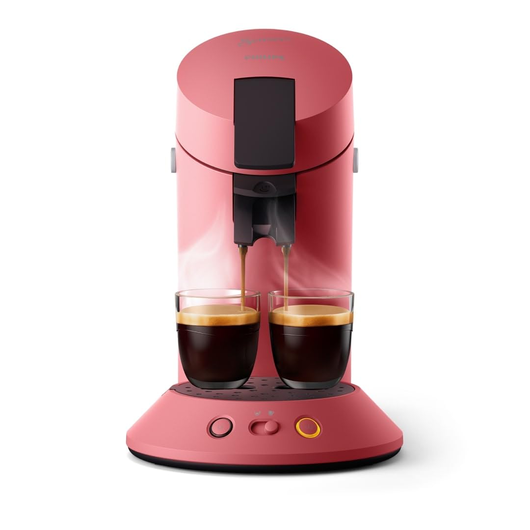 Philips Senseo Original Plus CSA210/35 - Machine à café à dosettes, Rouge tendre