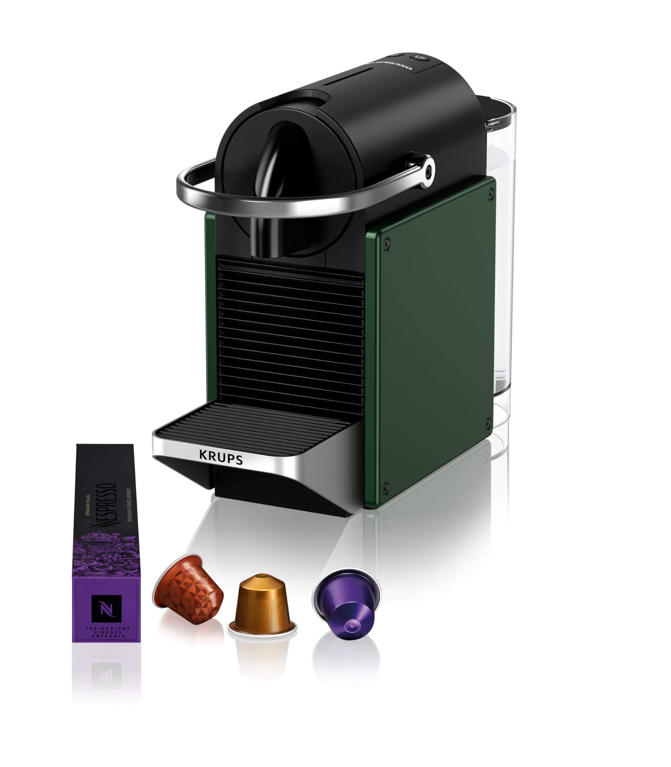 Nespresso Pixie - Machine à café à capsules, Vert foncé